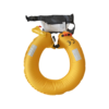 kiwika Ola lifebuoy in bum bag format inflated and deflated
