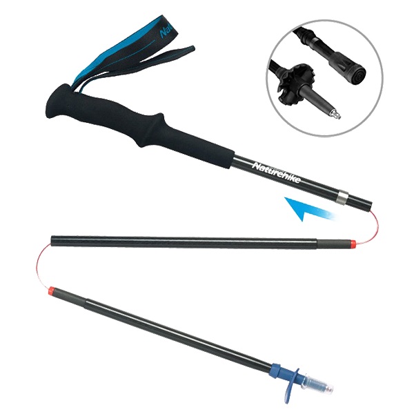 kiwika Cheetah mountain and hiking folding pole 120cm