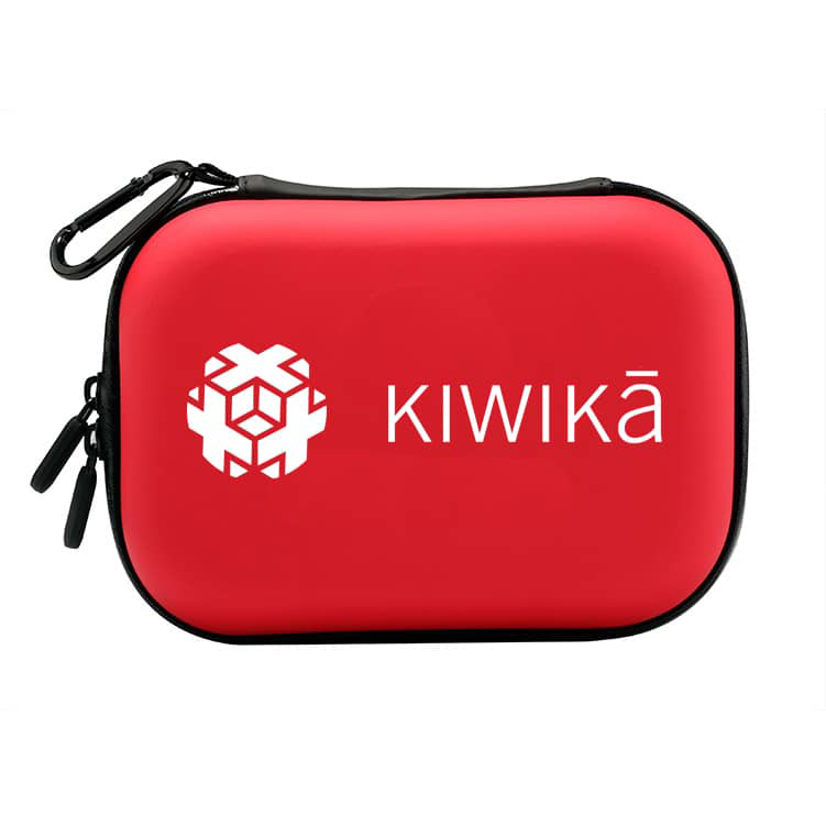 First aid kit bag red