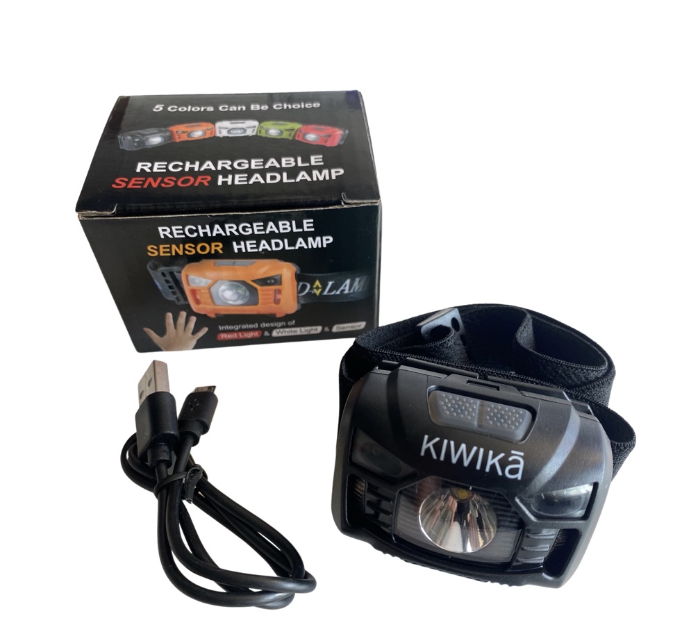 LED sensor headlamp LED sensor headlamp for trail running or hiking