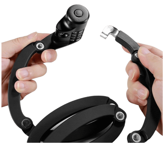 Combination folding lock