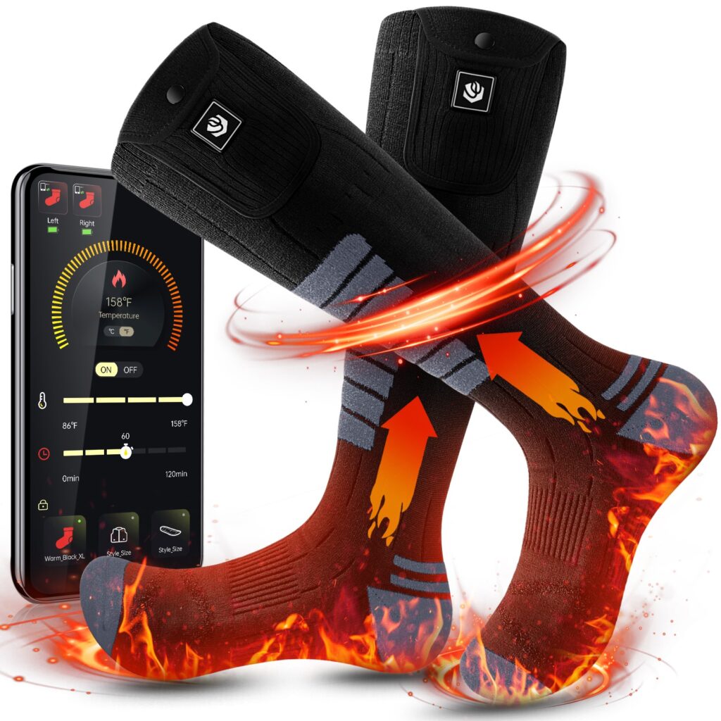 Heated insoles for warm feet