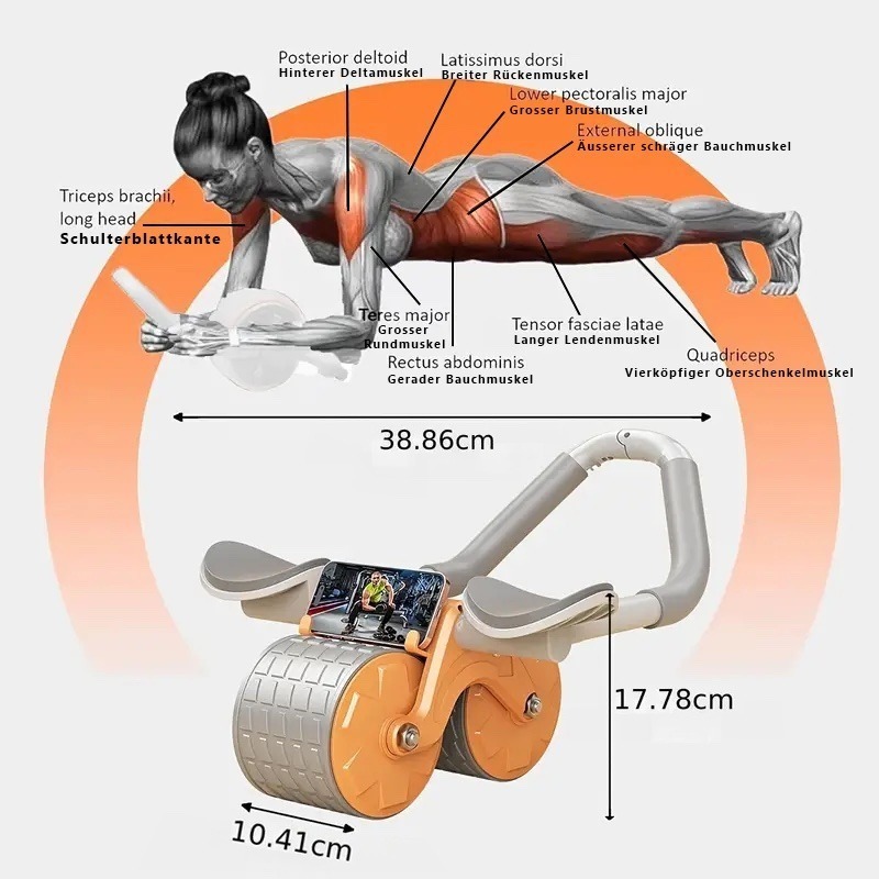 VitaGlide abdominal muscle roller