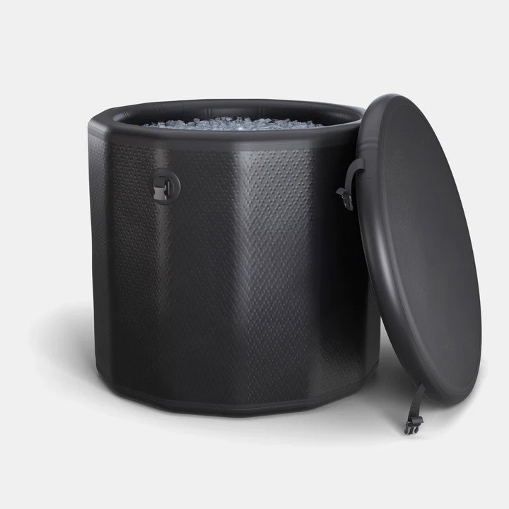 PolarFlow 360 L runde Eisbad-Wanne mit ⅓ PS IcePulse Kühler – Komplettset für zuhause