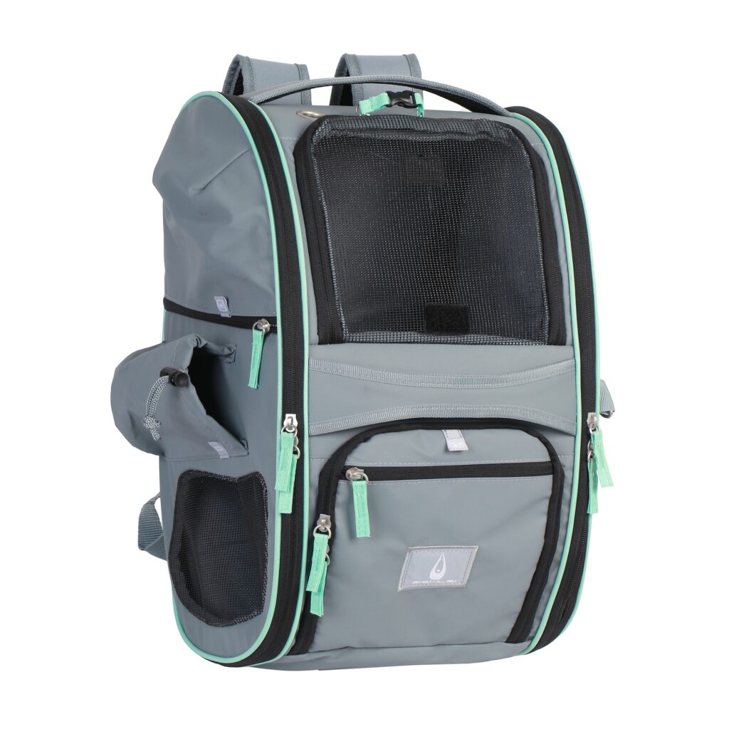 Zu&Lu transport backpack Le Multi for dogs in grey