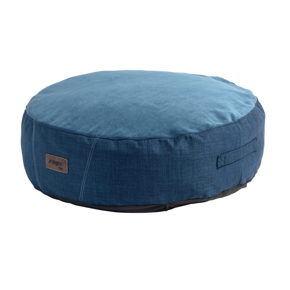 Rogz Podz Lounge Round Flat Navy for Dogs