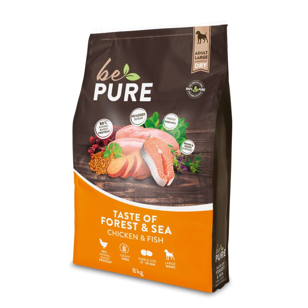 bePure Taste of Forest & Sea Adult Large Trockenfutter für Hunde