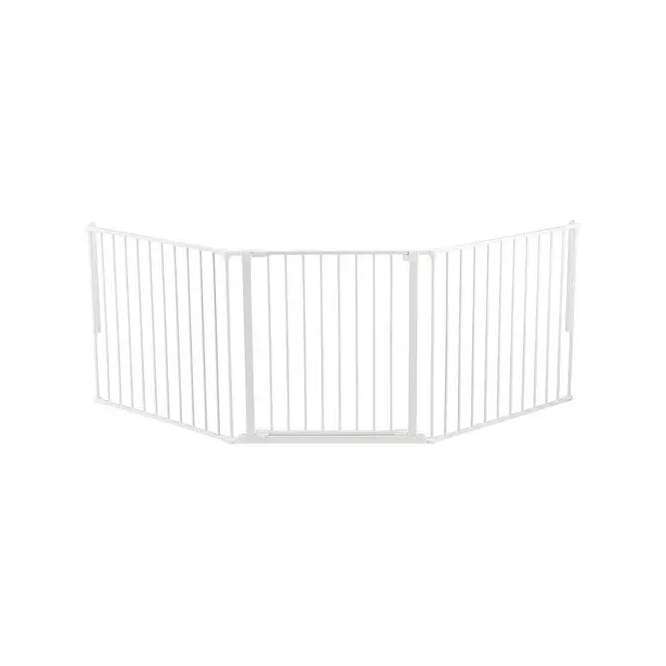 Pawise 3-part dog barrier with door