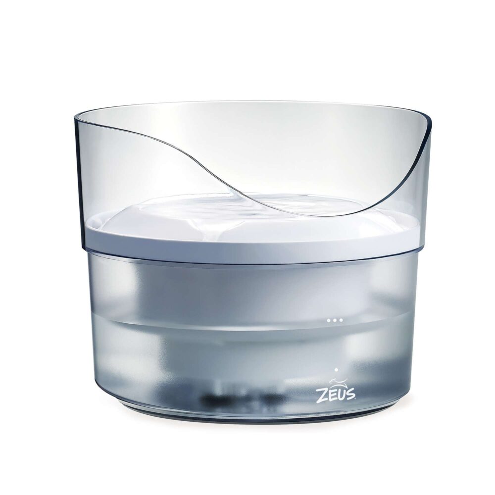 Zeus Fresh & Clear Drinking Fountain with Splash Guard