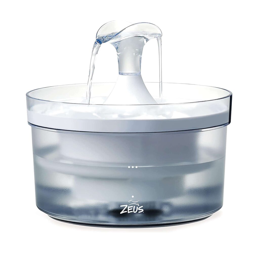 Zeus Fresh & Clear Drinking Fountain with Waterfall