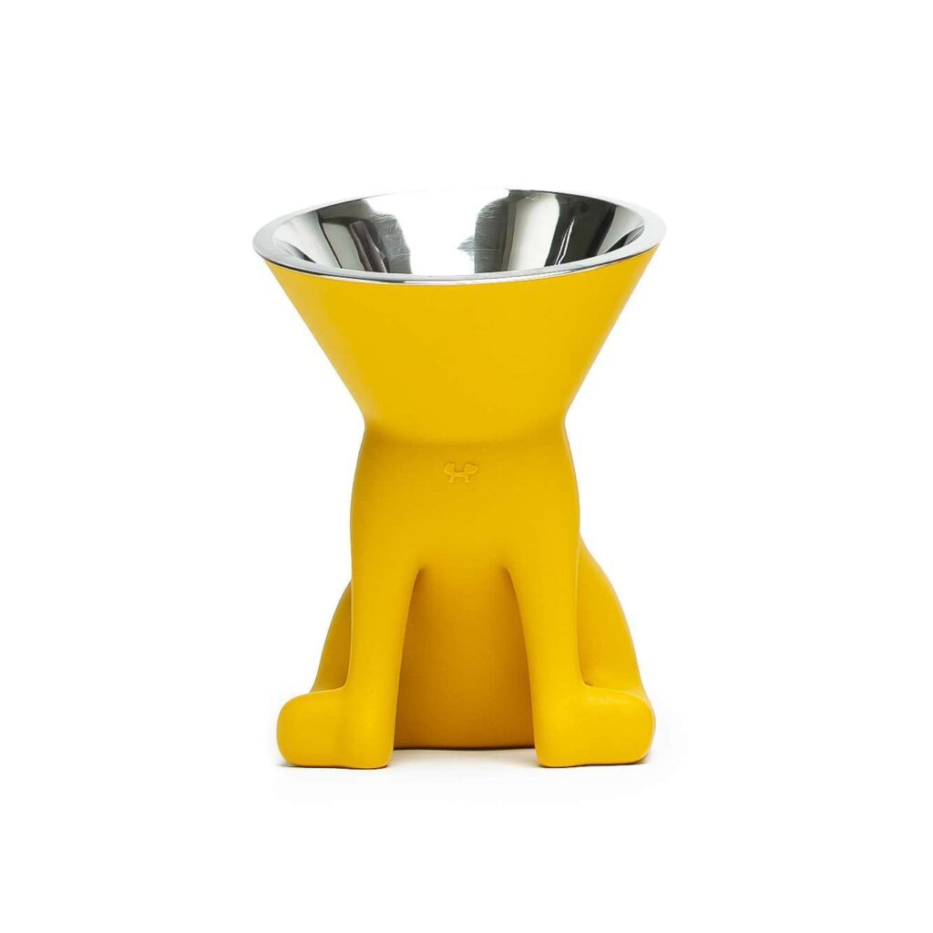 United Pets Elizabeth bowl for dogs in yellow