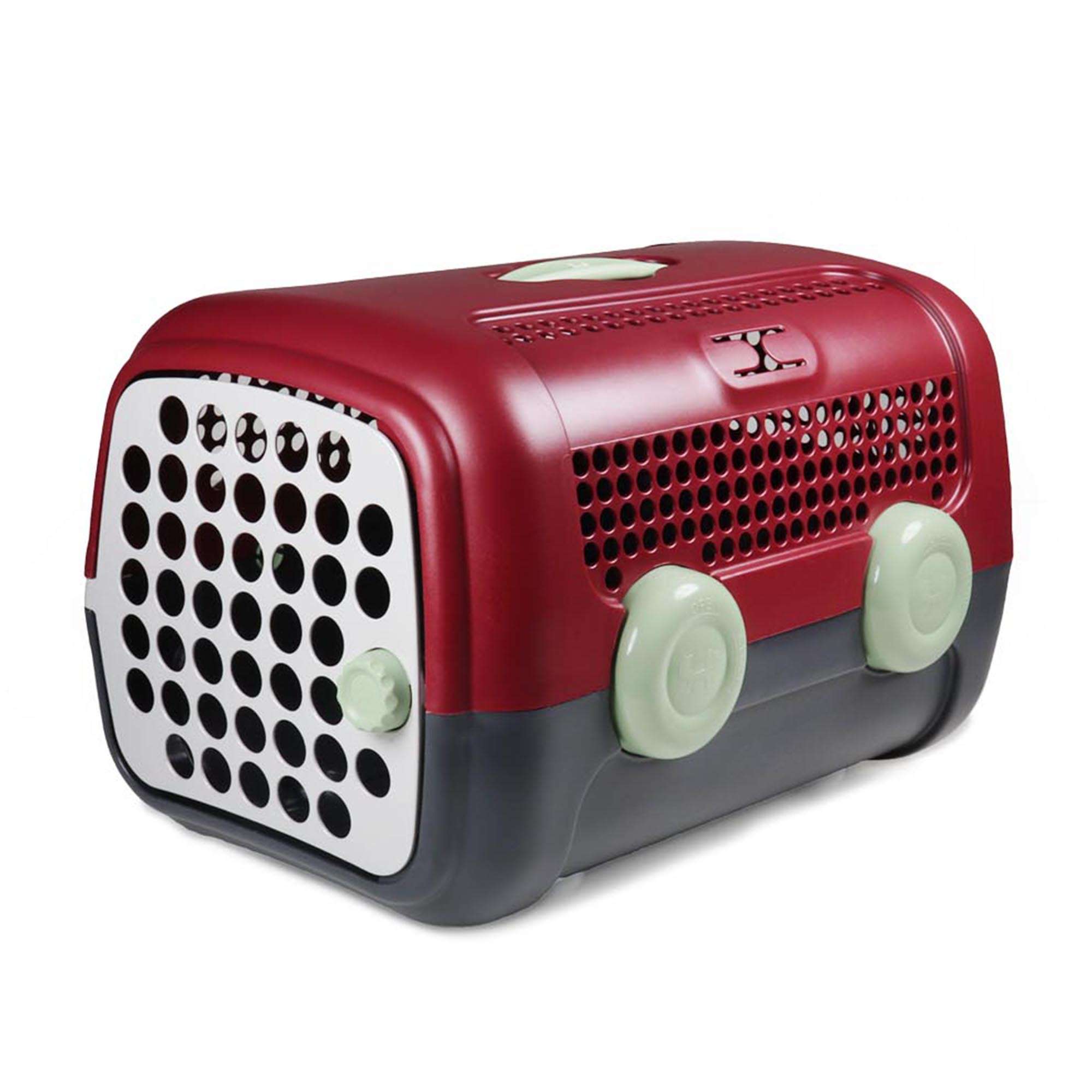 United Pets transport box A.U.T.O. burgundy/gray