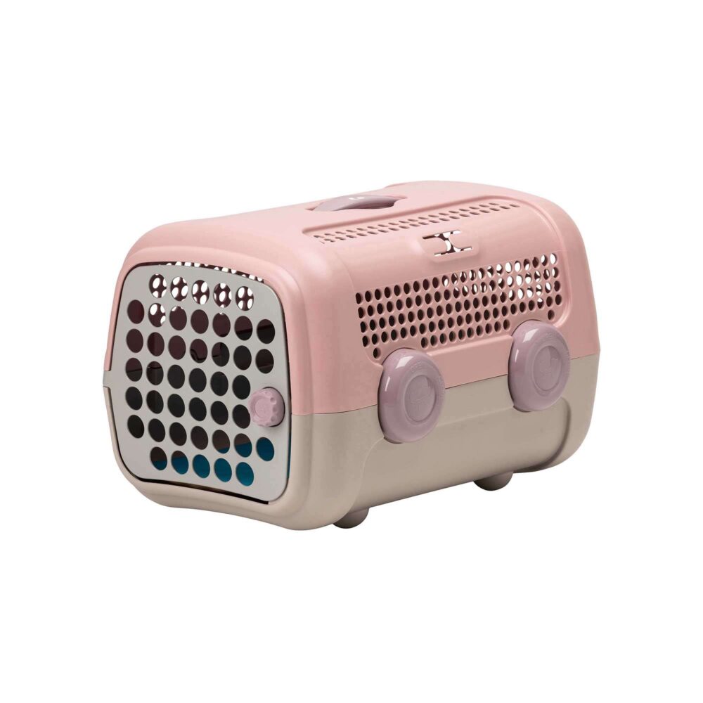 United Pets transport box A.U.T.O. pink/gray