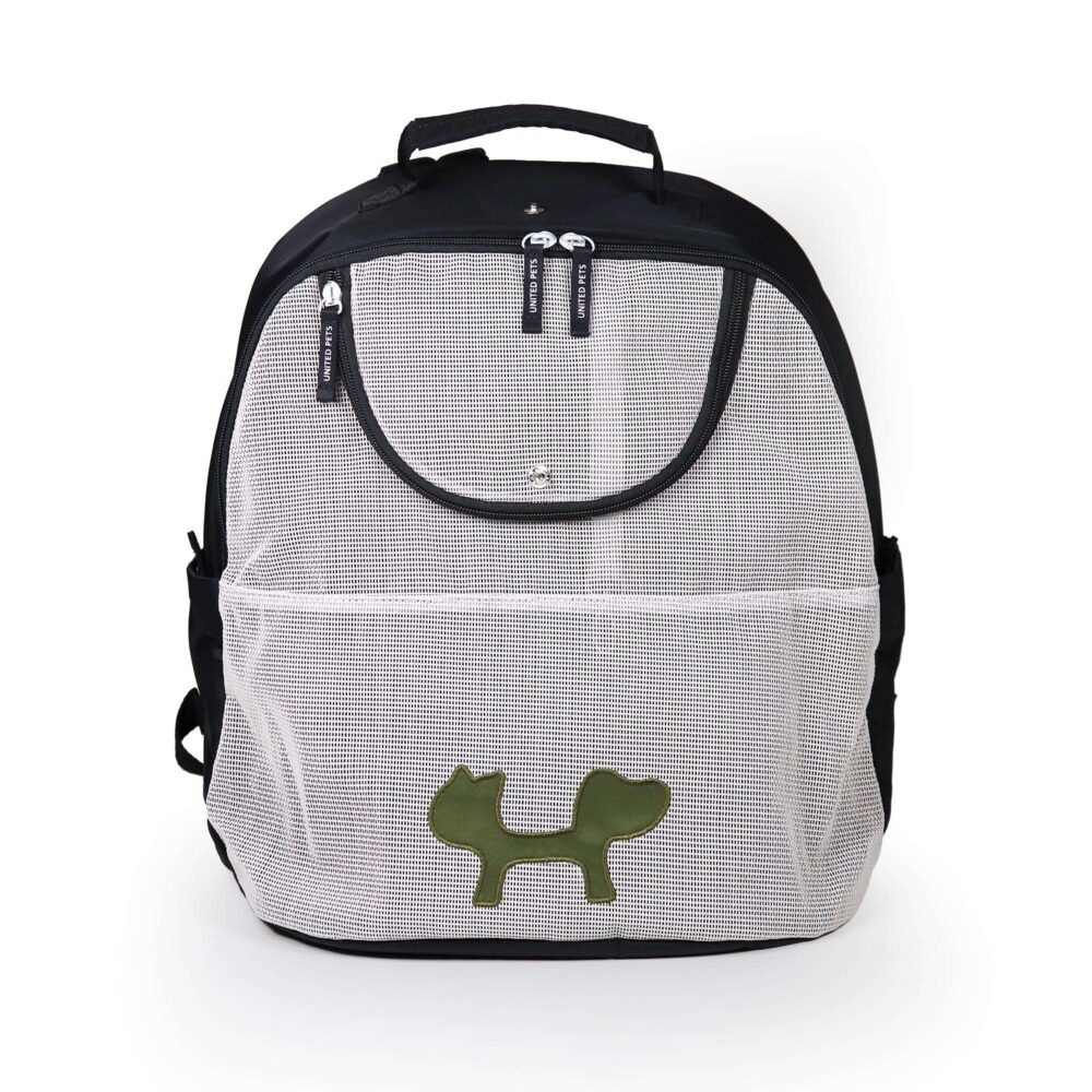 United Pets Urban Reverse Backpack black/green