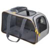 Zu&Lu Transport Box Car Seat Walney for Dogs and Cats in Grey