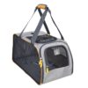 Zu&Lu Transport Box Car Seat Walney for Dogs and Cats in Grey