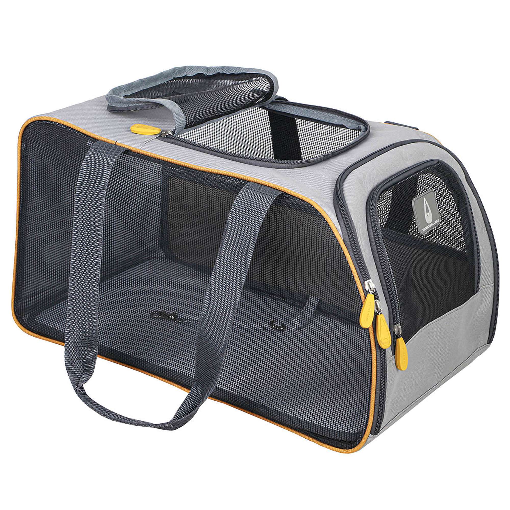Zu&Lu Transport Box Car Seat Walney for Dogs and Cats in Grey