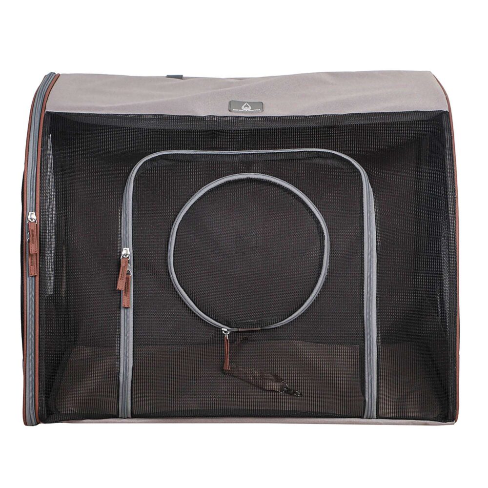 Transport Box Car Seat Anglesey for Dogs in Grey