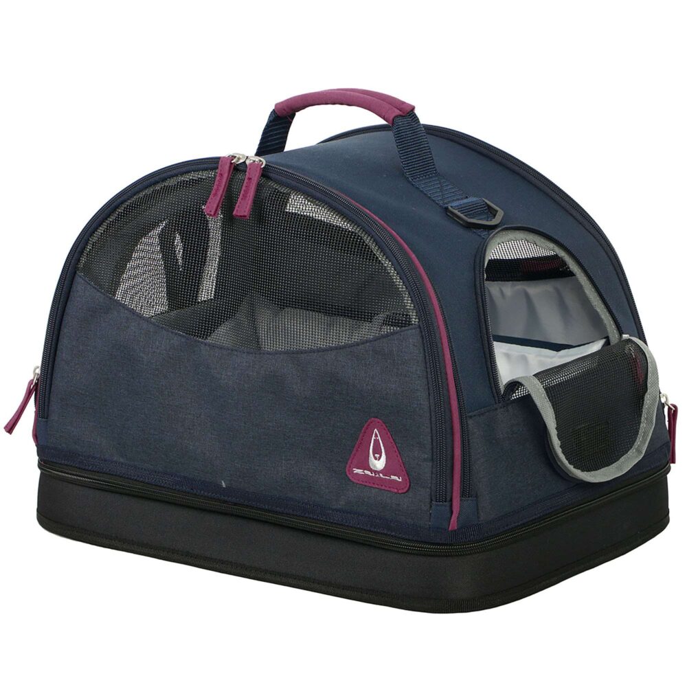 Muluku transport bag for dogs and cats in blue