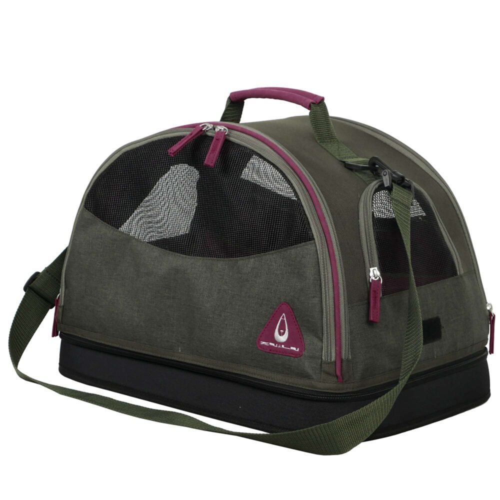 Muluku transport bag for dogs and cats in green