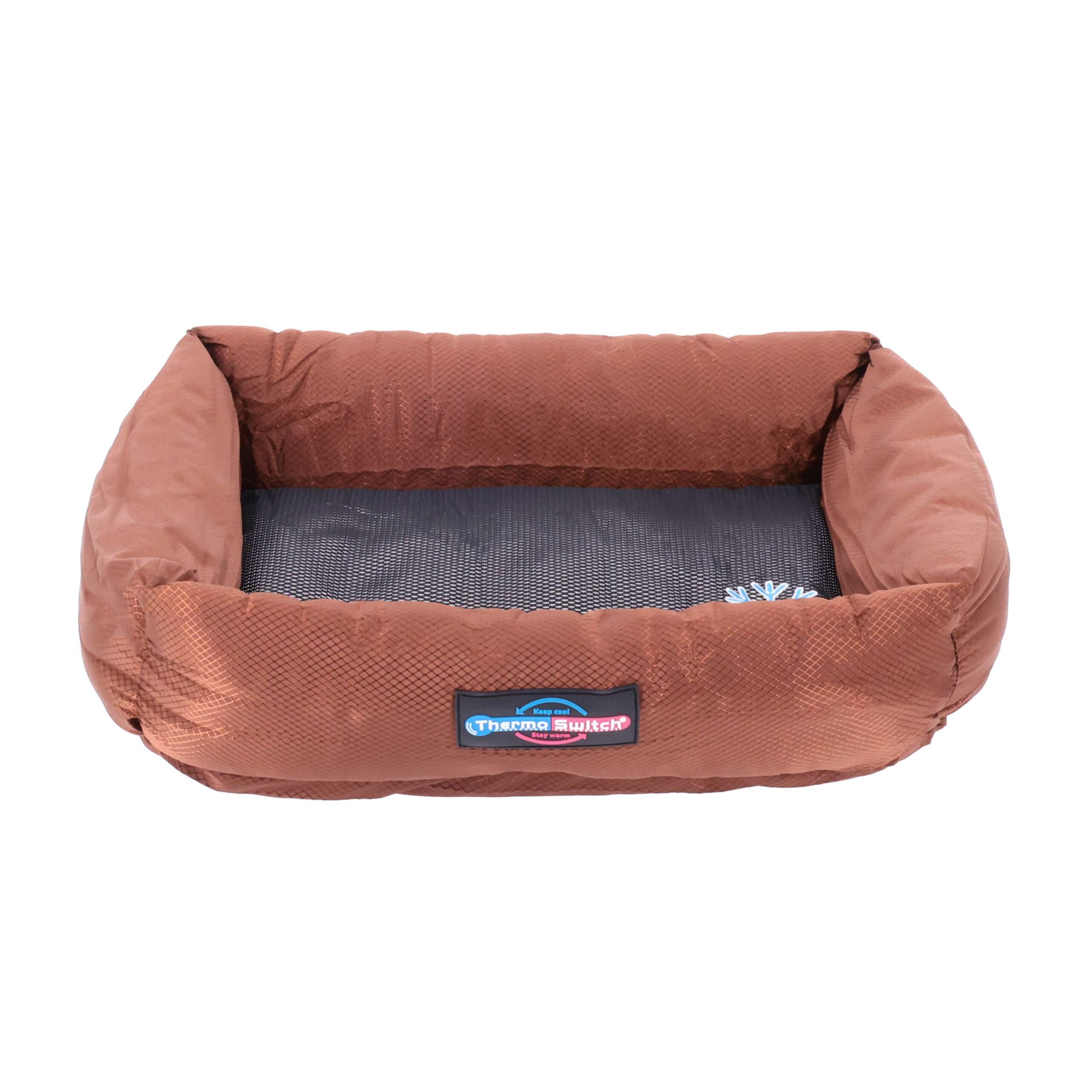 ThermoSwitch Korfu dog bed in bronze