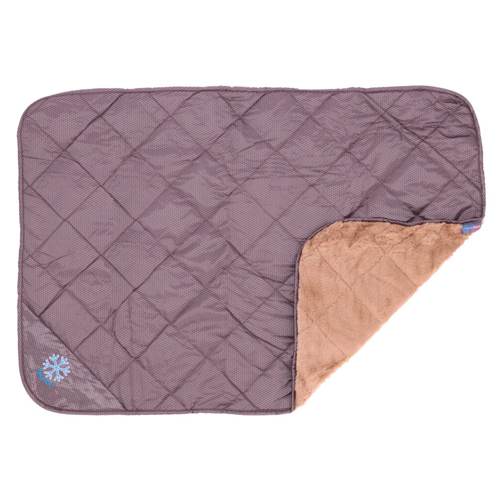 ThermoSwitch Samos travel mat for dogs in brown
