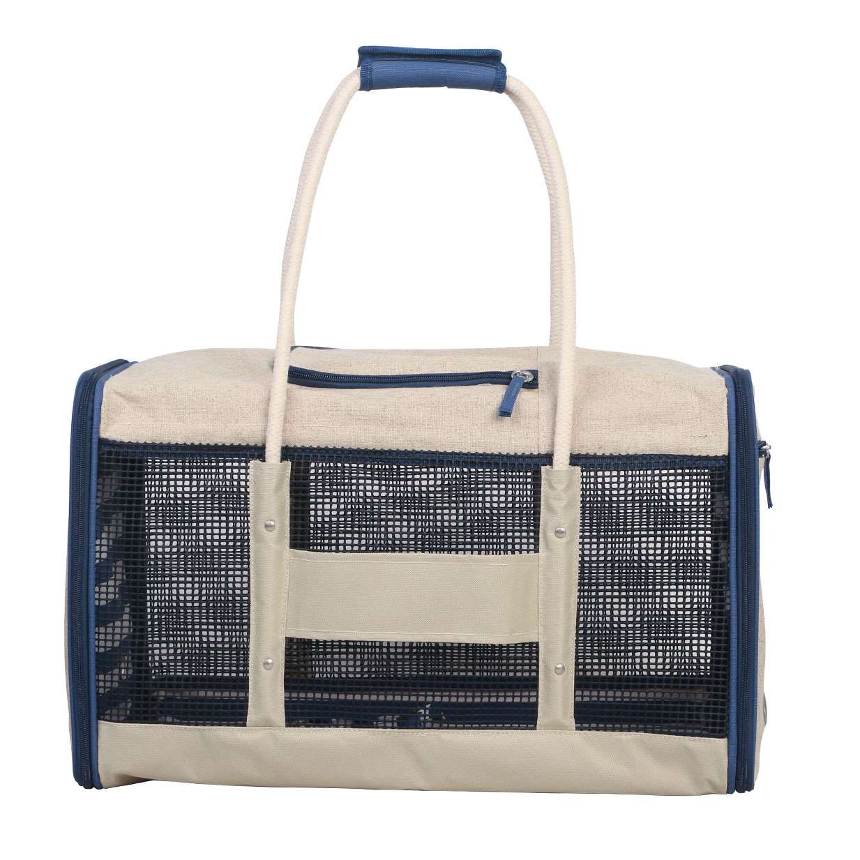 Travel Bag for dogs in beige