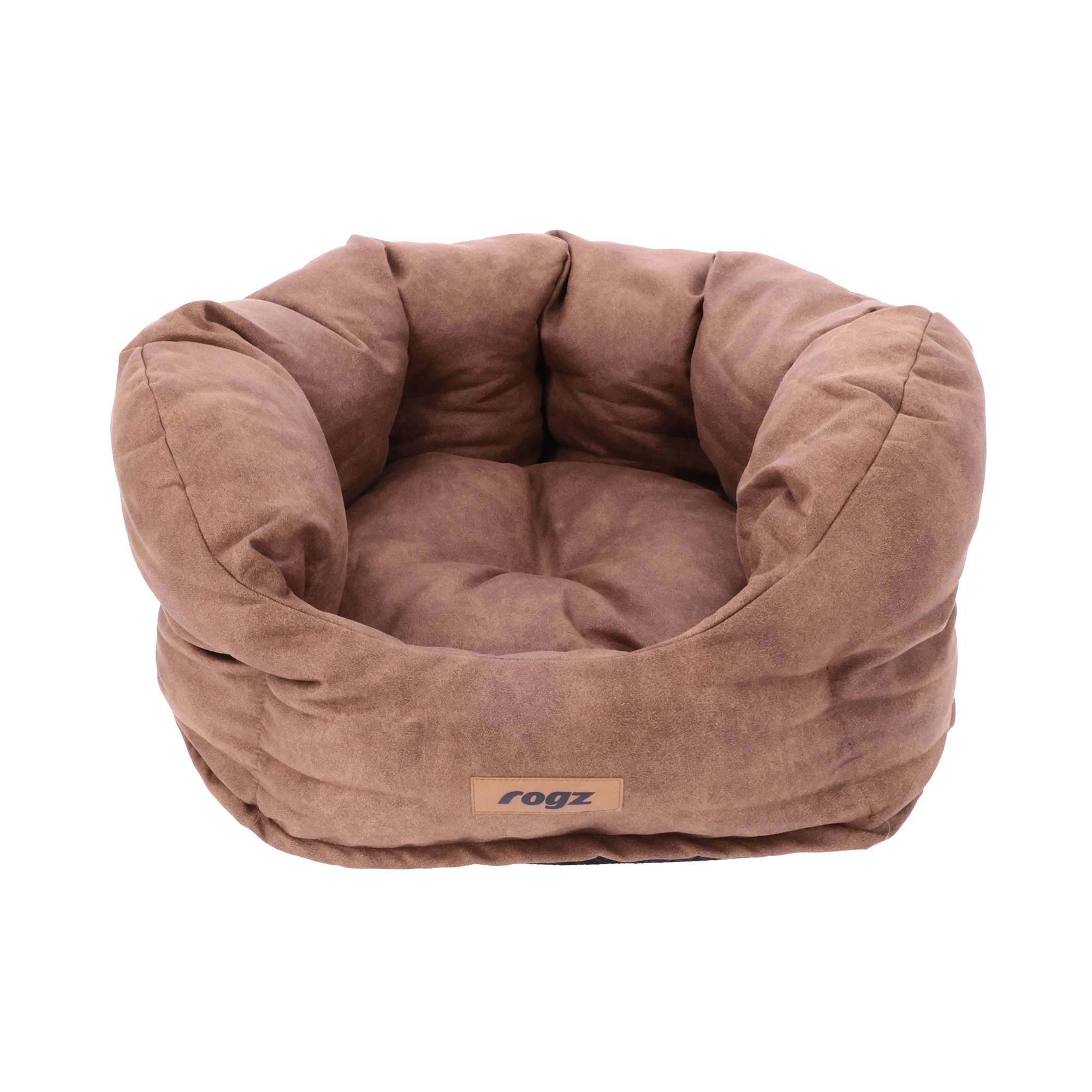Rogz Kai Vintage dog bed in brown