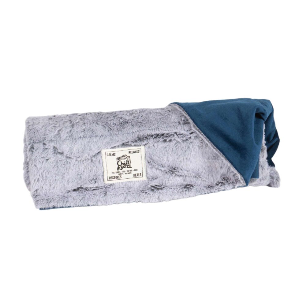 Dog Gone Smart Chill Kuzzi Blanket dog blanket in blue