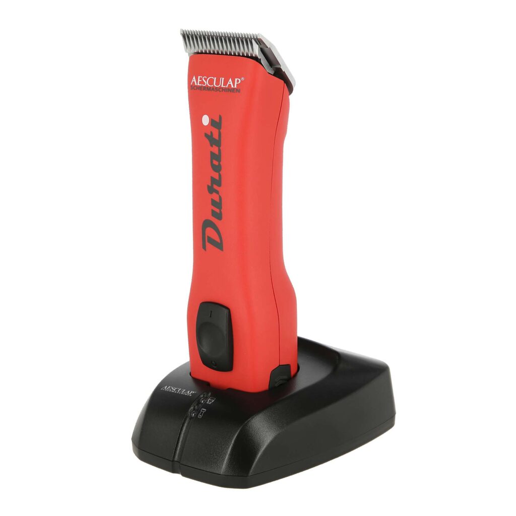 Aesculap cordless clipper Durati in red