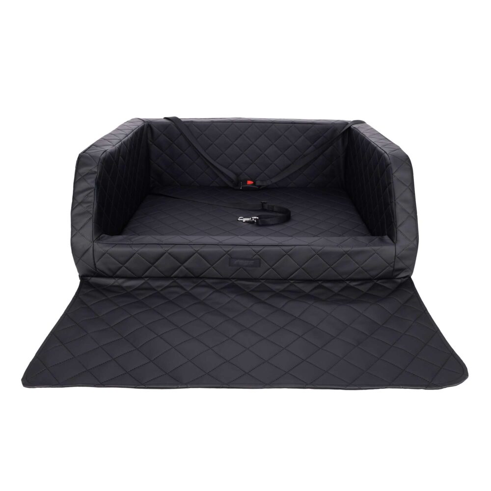 Rogz Chester Dog Trunk Bed, Black