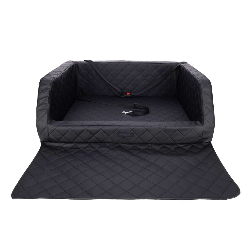 Rogz Chester Dog Trunk Bed, Black