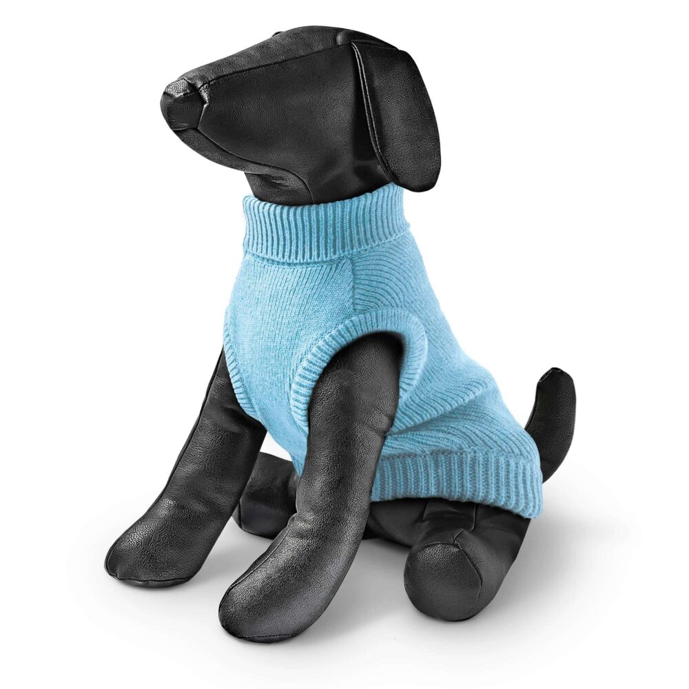 Rogz sweater for dogs in light blue