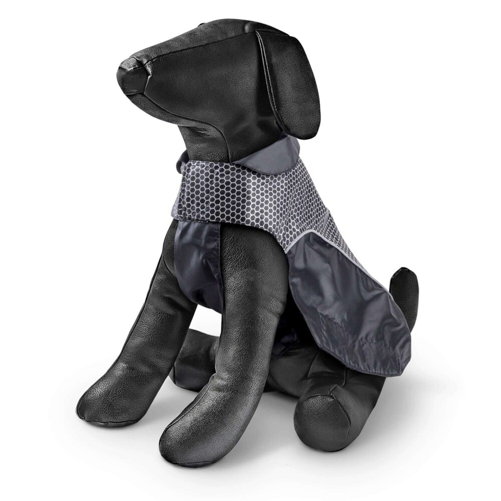 Dog Gone Smart dog coat Carbon Reflection in black