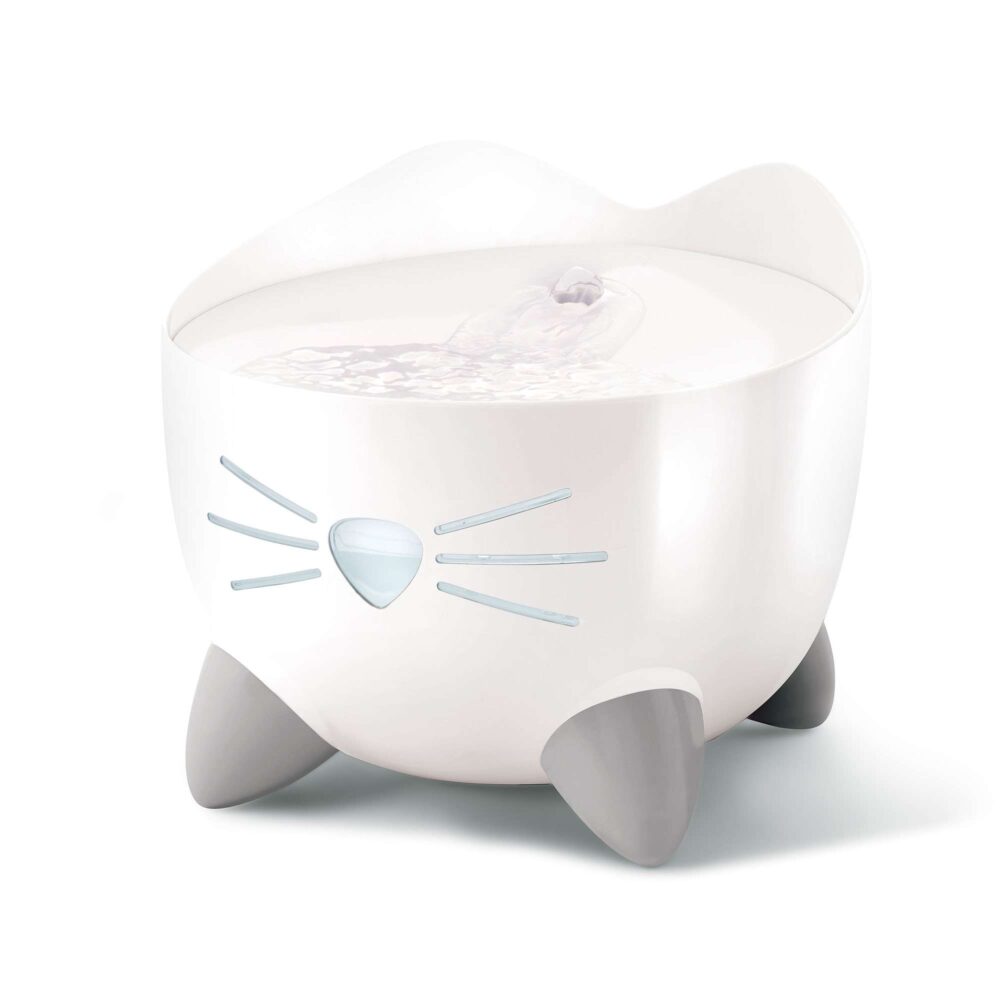 Catit PIXI drinking fountain for cats in white