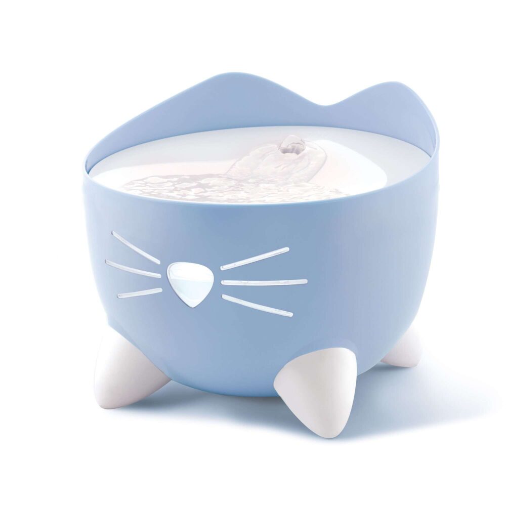 Catit PIXI drinking fountain for cats in blue