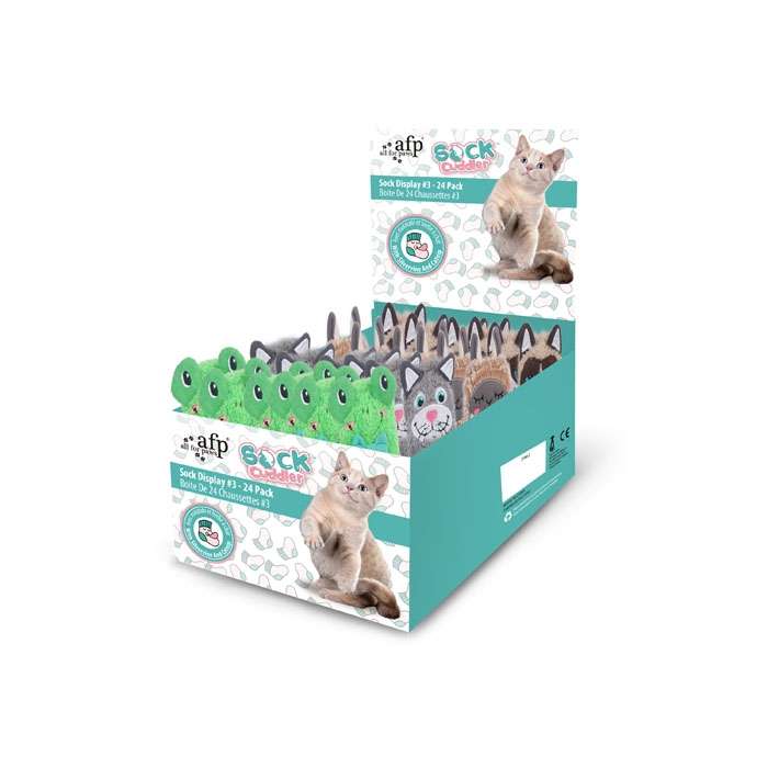 All For Paws Cat Socks Display (4x6pcs.)