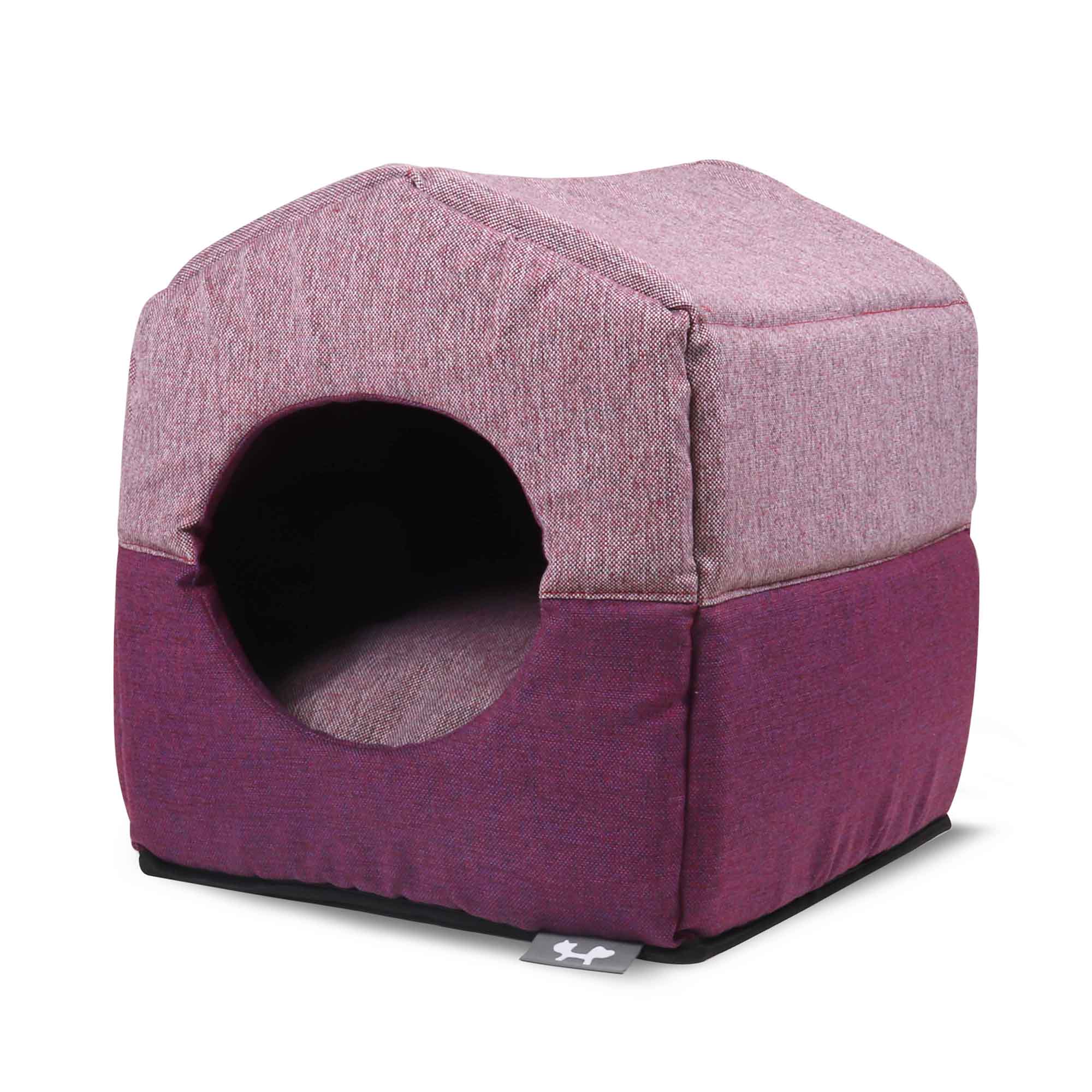 United Pets House Chalet for cats in pink