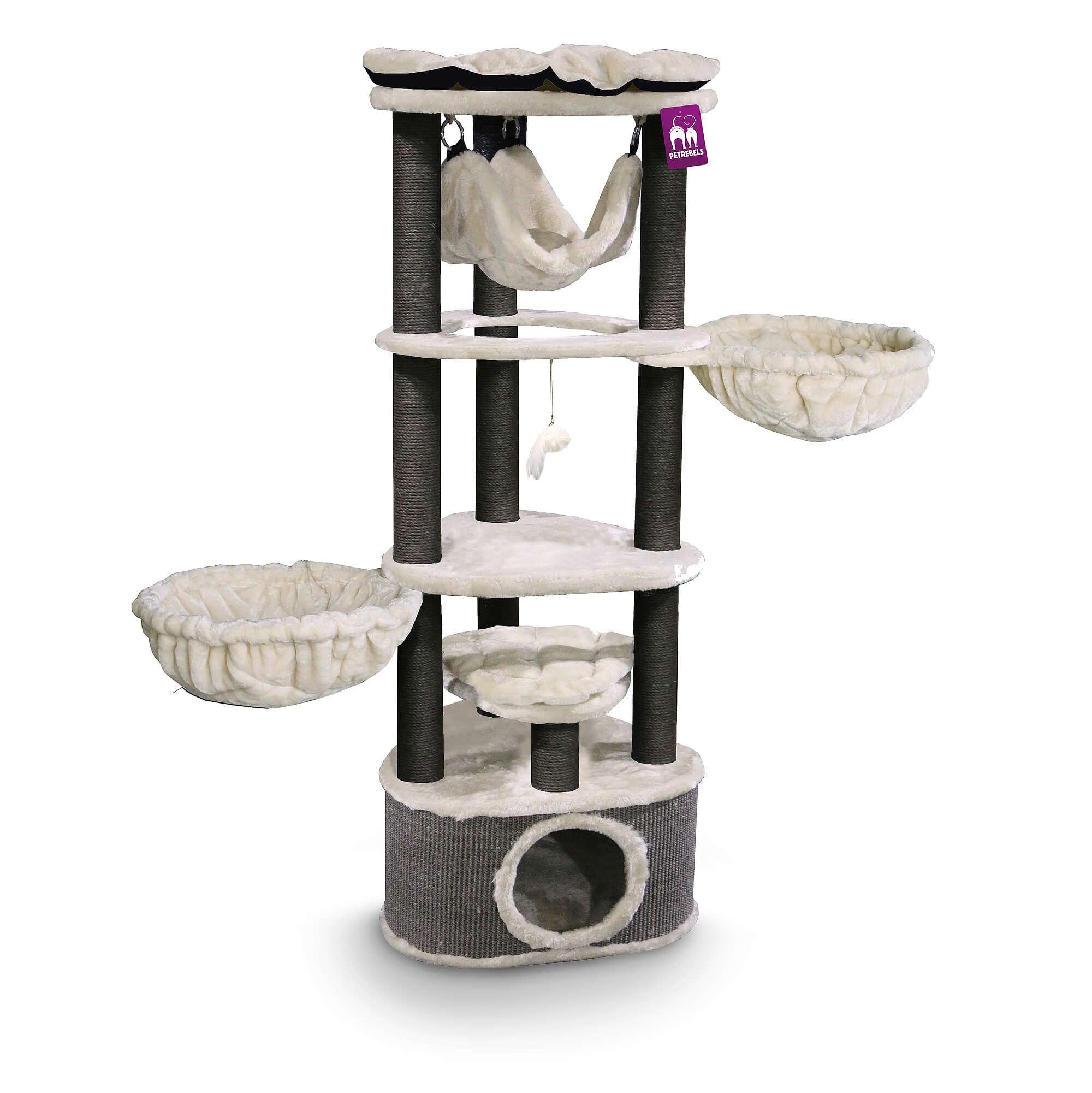 Petrebels cat tree Kings&Queens Catharina 160 royalcream