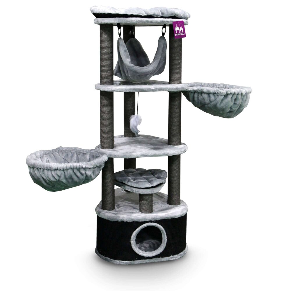 Petrebels cat tree Kings&Queens Catharina 160 royal gray