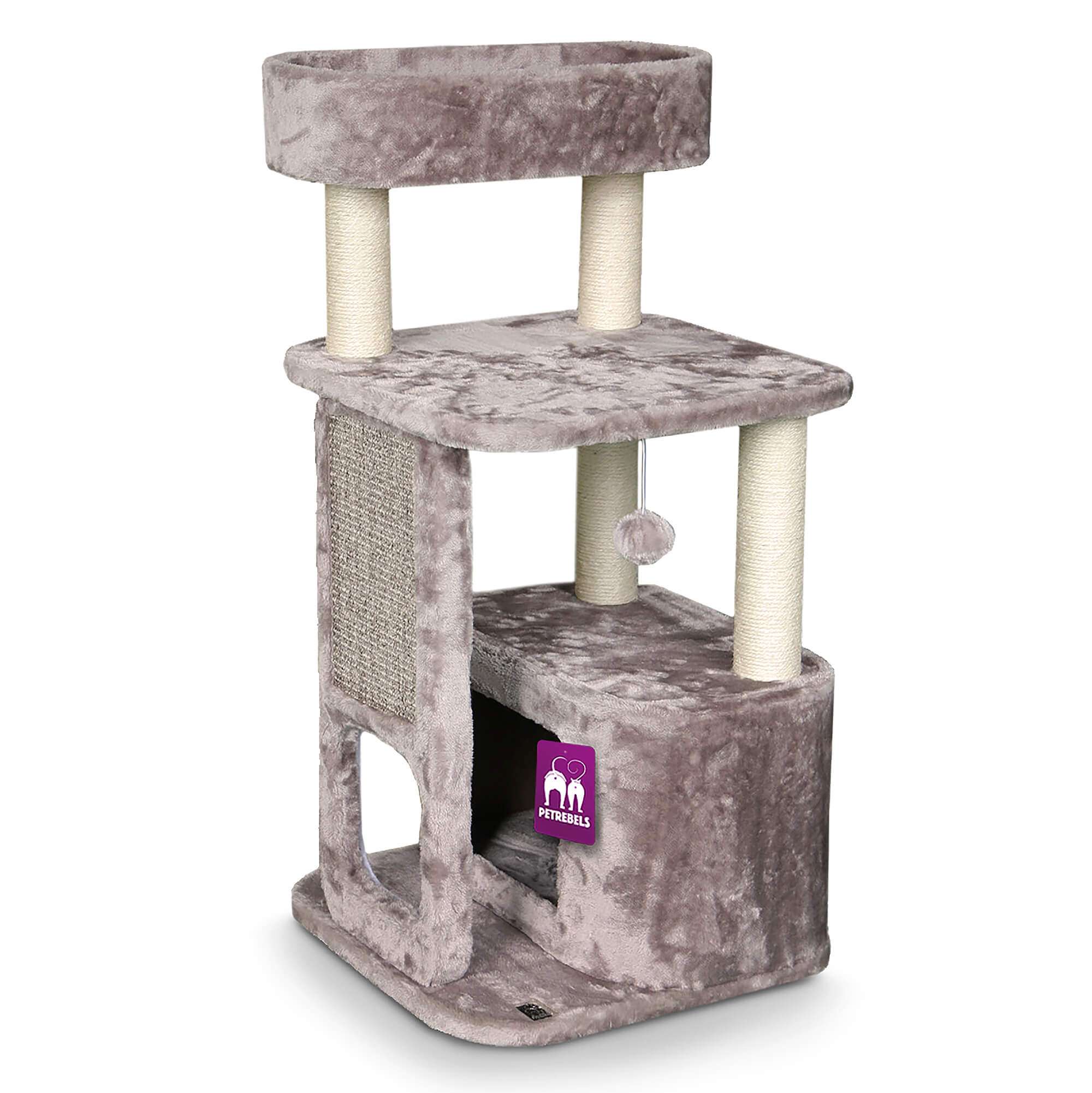 Petrebels cat tree Little Rebels Little Rock 99 brown
