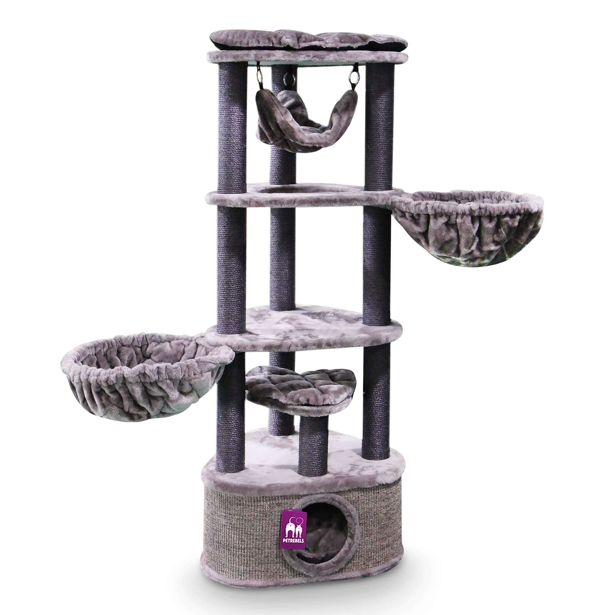 Petrebels Cat Tree Kings & Queens Catharina 160 brown