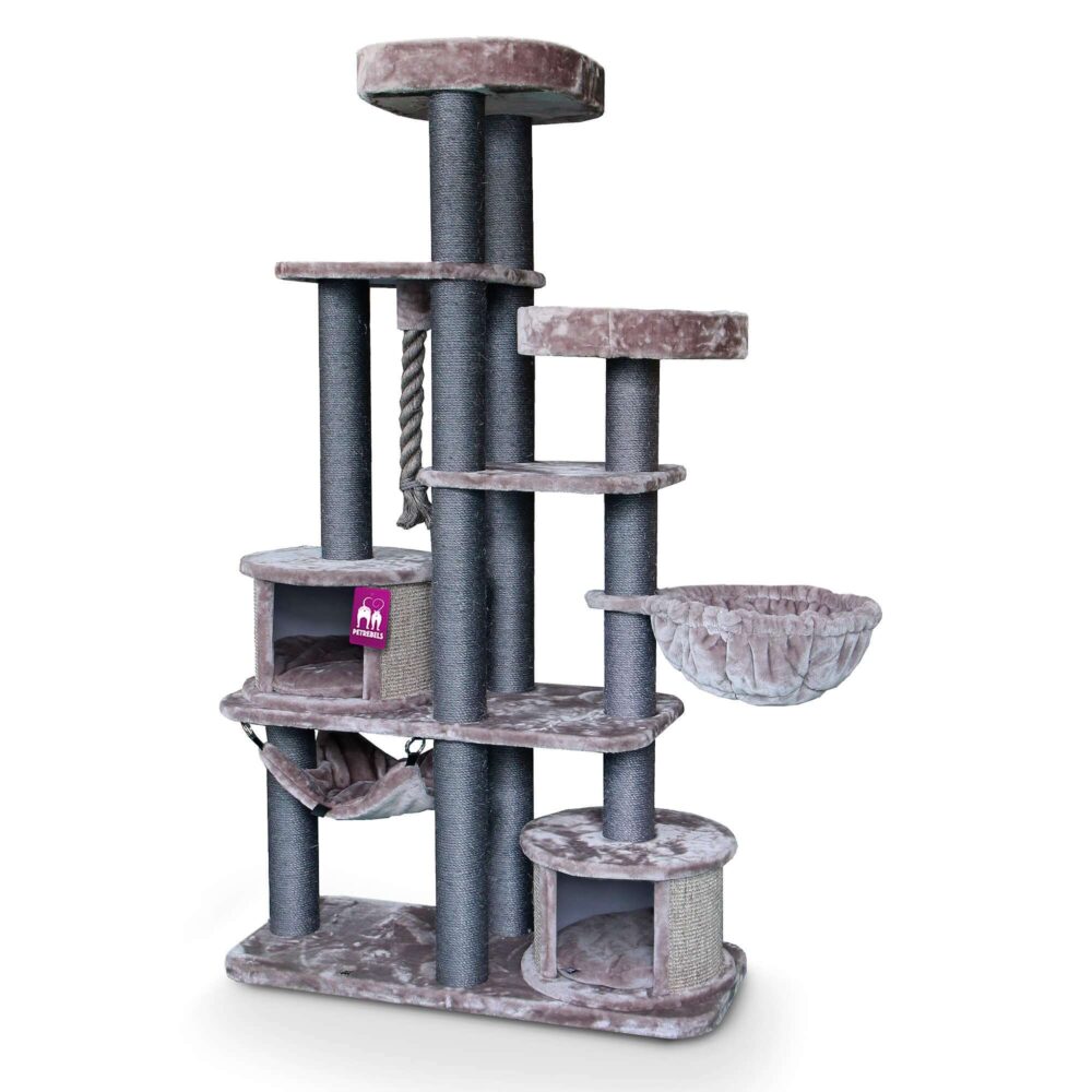 Petrebels cat tree Lucky Bastards Scenic View 197 brown