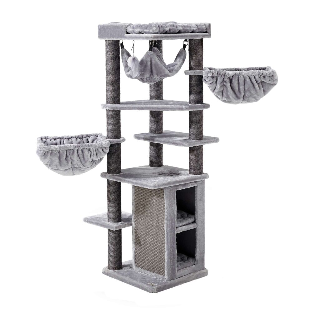 Petrebels King & Queens Ramses 158 cat tree in grey