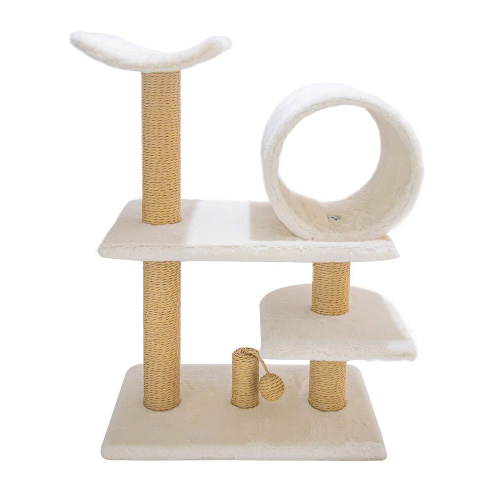 Petrebels Little Rebels Asta 58 scratching post for cats in white
