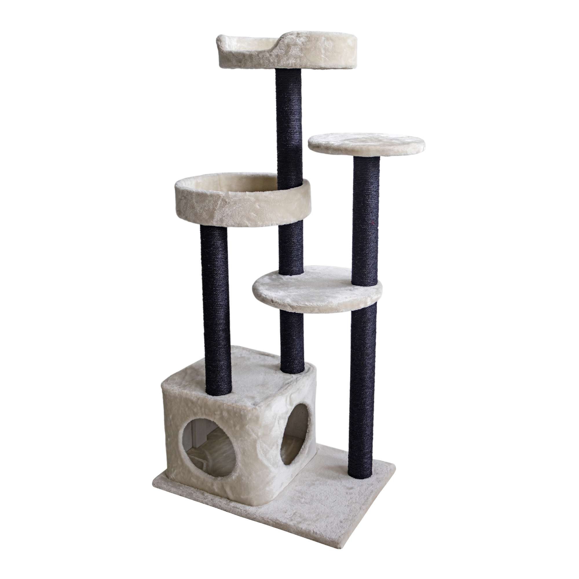 Petrebels Little Rebels Felis 134 Cat Scratching Post in Cream