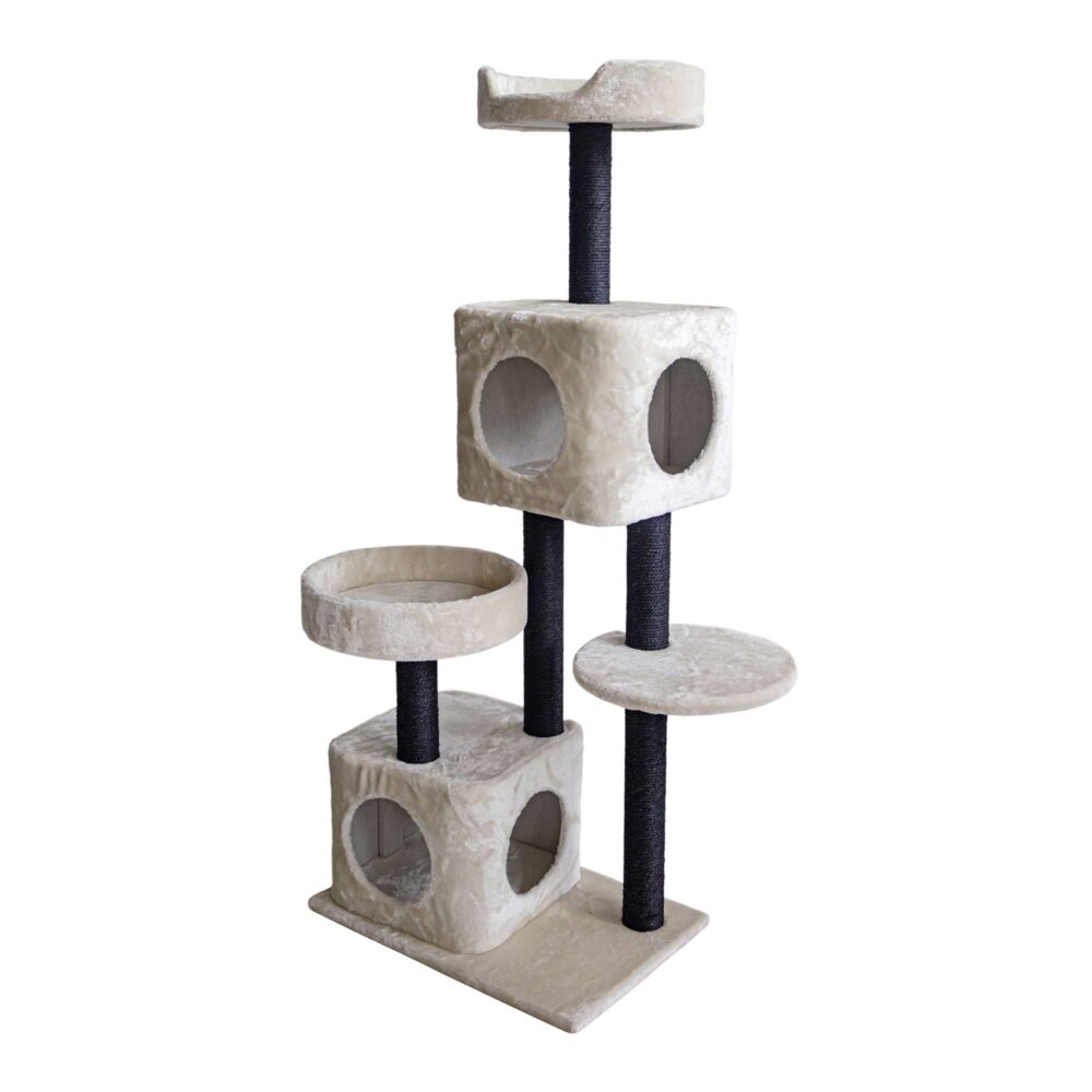 Petrebels Little Rebels Felis 134 Cat Scratching Post in Cream