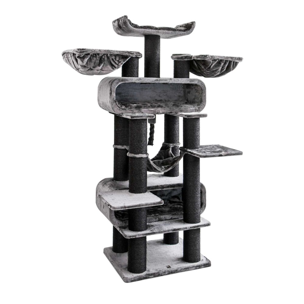 Petrebels Lucky Bastard Route 210 scratching post for cats in pepper