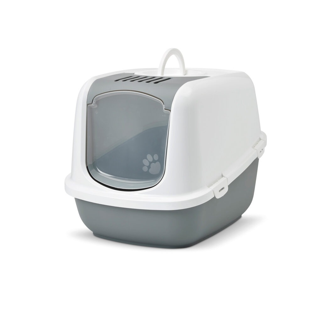 Savic Nestor Jumbo cat toilet in gray