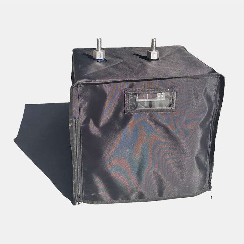 PolarFlow 360 L runde Eisbad-Wanne mit ⅓ PS IcePulse Kühler – Komplettset für zuhause